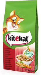 Kitekat Wołowina Z Warzywami 12 kg - sucha
