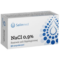 Salinmed NaCl 0,9%, roztwór soli fizjologicznej 5ml x