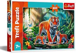 Trefl - Tygrysie Zwyczaje - Puzzle 200 Elementów