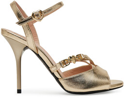 Sandały LOVE MOSCHINO JA16089G1MIF0900 Złoty