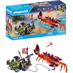PLAYMOBIL Pirates 71532 Walka z ogromnym krabem, epicka