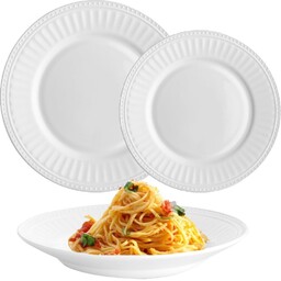 Komplet Zestaw Serwis Obiadowy Talerze 36el 12 Osób