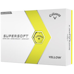 Piłki golfowe CALLAWAY SUPERSOFT 2023 (jaskrawo żółte, 12