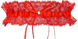 Czerwona podwiązka Barcelona PW-24 CZERWONY ONE SIZE