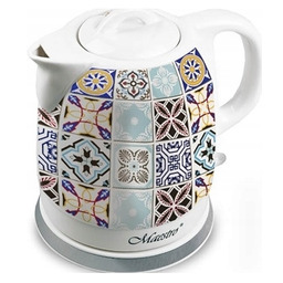 Czajnik ceramiczny kolorowy wzór 1200W stylowy ceramika /