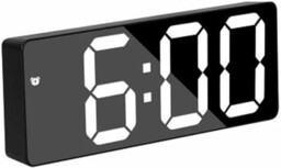 Alarm TSV Zegar lustrzany wyświetlacz LED, zegar cyfrowy