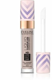 EVELINE Liquid Camouflage Wodoodporny korektor z kwasem hialuronowym