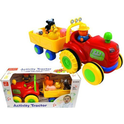 TRAKTOREK Z PRZYCZEPĄ I ZWIERZĘTAMI, INTERAKTYWNY TRAKTOR