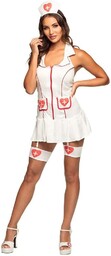 Boland 83856 - kostium Hot Nurse, sukienka, kaptur