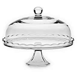 Patera z kloszem na ciasto tort owoce