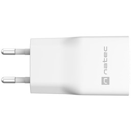 Natec Ribera GaN Slim 20W USB-A USB-C biała