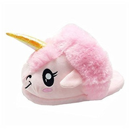 Domowe kapcie JEDNOROŻEC : Kolor - Różowy