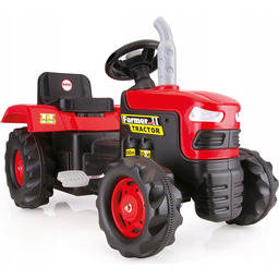 Dolu Traktor na pedały czerwony