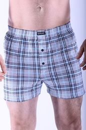 Bokserki ELEGANT RELAX II w jasnoniebieską kratkę5XL