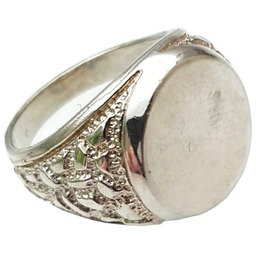 Srebrny sygnet,owalny-klasyczny męski wzór 0,925