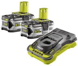 RYOBI Zestaw akumulatorów RC18150-250 5Ah 18V + ładowarka