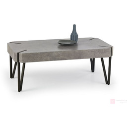 Ława EMILY Halmar Beton + czarny