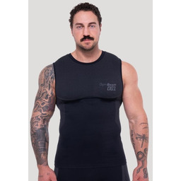 GymBeam OG1 Bezszwowy Tank Top Black/Grey