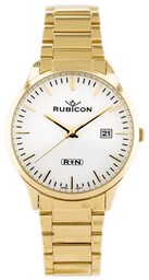 ZEGAREK MĘSKI RUBICON RNDD60 (zr078c) - stalowy