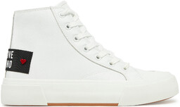 Trampki LOVE MOSCHINO JA15022G1MIA0100 Biały