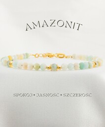 Pakamera Amazonit Bransoletka