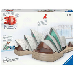 Puzzle Ravensburger 3D 216el Budynki nocą Opera