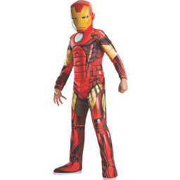 Rubies 880608_L Marvel Avengers Assemble Deluxe Muscle-Chest Iron