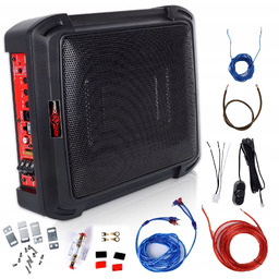 Subwoofer Aktywny 1000W 8*12'' Pod Fotel Slim Mocny