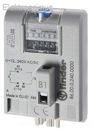 Moduł czasowy do przekaźnika 12-240V AC/DC, Wielofunkcyjny AI,