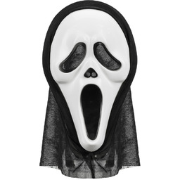Maska krzyk z kapturem na Halloween - 1
