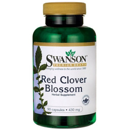 Suplement diety, Swanson, Red Clover 430mg, 90 kaps