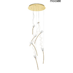 MOOSEE lampa wisząca TULIPPE 7 DISC złota