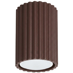 Plafon aluminiowy brązowy kwadratowy 10cm KARBON 10 SL.2331