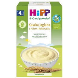 HiPP BIO Kaszka jaglana z ryżem i kukurydzą