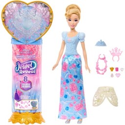 DISNEY PRINCESS Lalka Jewel Reveal Kopciuszek JHL50