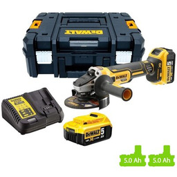 DEWALT Szlifierka kątowa akumulatorowa DCG405P2 + Zestaw startowy