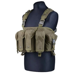 Kamizelka taktyczna typu Commando Chest - oliwkowa (GFT-18-009670)