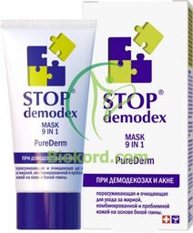 Maseczka 9 w 1 Purederm Stop Demodex (Demodekoza,