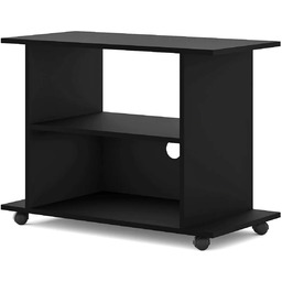 Elior Czarna Szafka Rtv Na Kółkach F7-T53