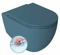 Isvea Infinity Toaleta WC bez kołnierza petrol mat