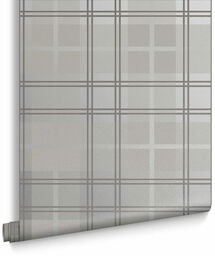 Tapeta dekoracyjna Graham&Brown Balance TARTAN SILVER 104722