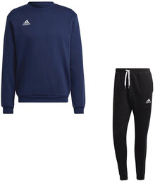 Dres sportowy, bawełniany adidas Entrada 22 męski granatowy/czarny