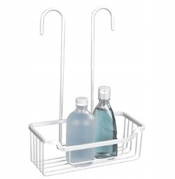 Półka Łazienkowa Pod Prysznic Biała Aluminiowa Caddy Milo