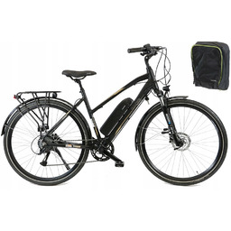 Rower Trekkingowy Elektryczny Miejski Damski Męski 28" Ze