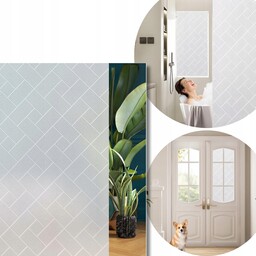 Folia Okienna Matowa Dekoracyjna Samoprzylepna Do Łazienki Salonu