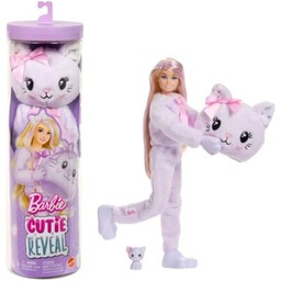Lalka Barbie Cutie Reveal Fioletowy Kotek JJP64