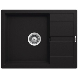 SCHOCK Zlewozmywak jednokomorowy z ociekaczem Ronda D-100L Onyx