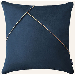 POSZEWKA DEKORACYJNA BE GLAM SIMPLE - GRANATOWA 45x45