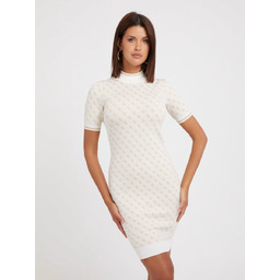Guess Dresowa Sukienka Z Wiskozy Z Logo S