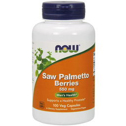 NOW Saw Palmetto Berries 550mg 100vegcaps